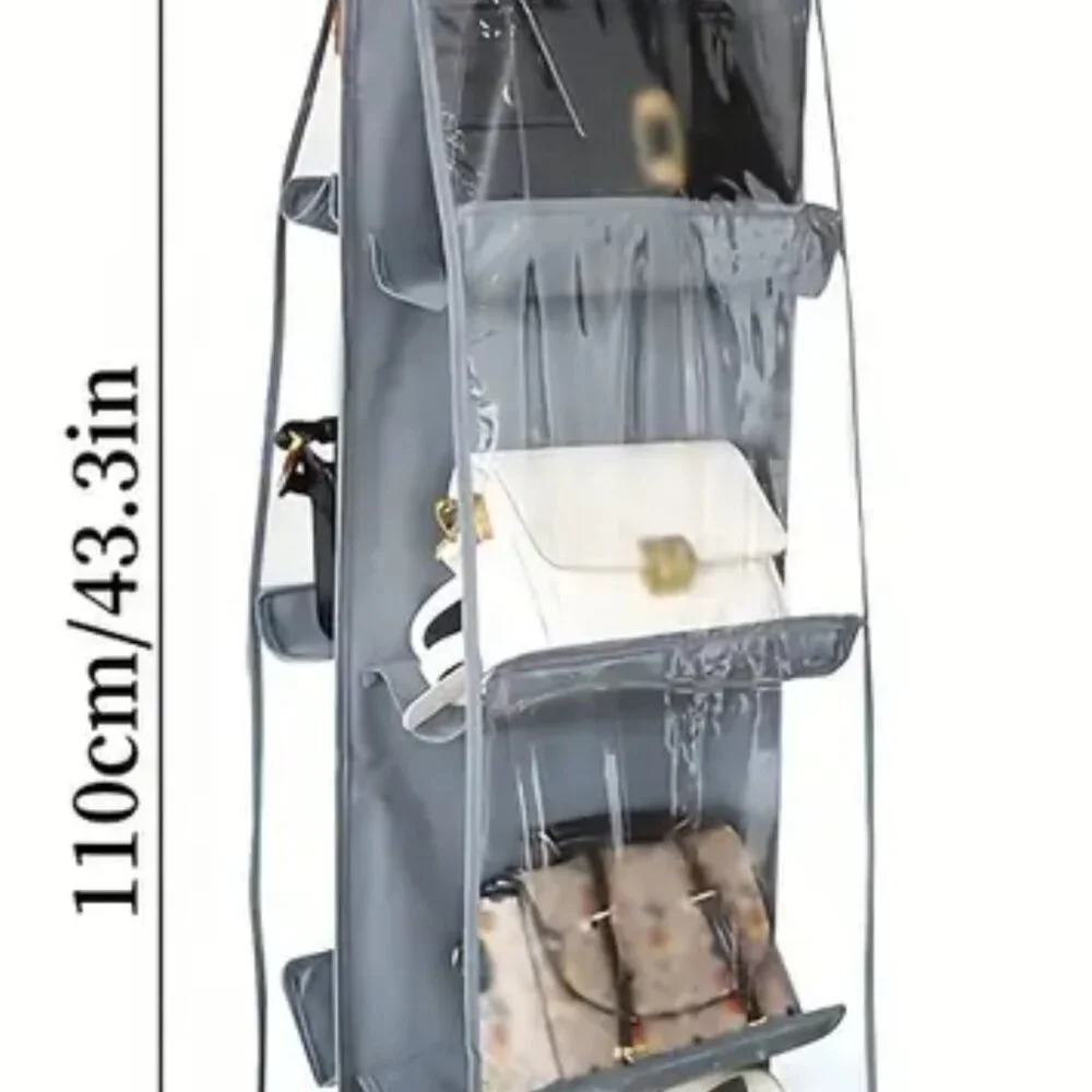 NIP 8-Slot Grey Purse Organizer